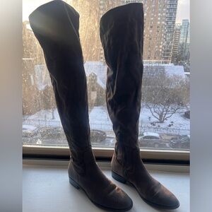 Grey Over-the-Knee Boots size 7.5